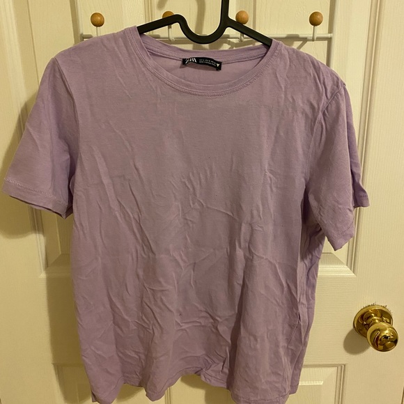 Zara purple t-shirt - Picture 1 of 2